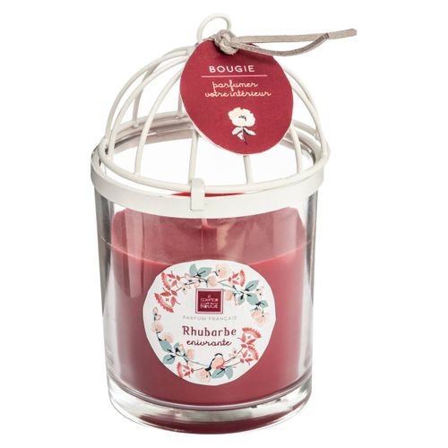 Bougie Parfumée Dans Pot En Verre Avec Couvercle En Métal 200g