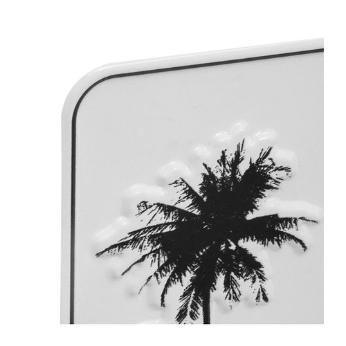 Décoration Murale En Métal Motif En Relief 20 X 12 Cm