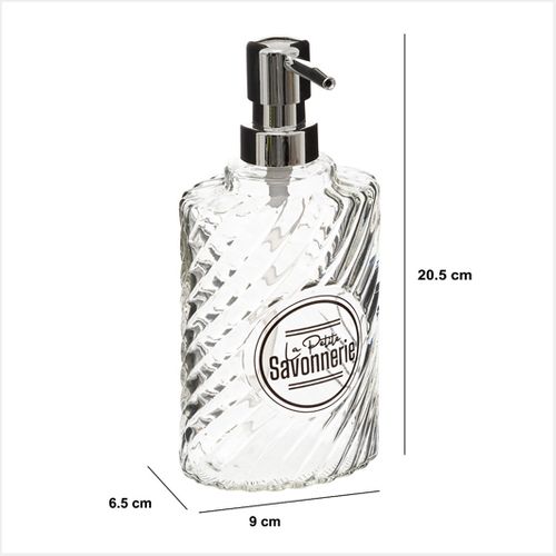 Distributeur De Savon Ou Lotion En Verre 400 Ml