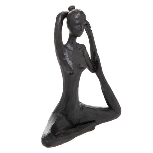 Statuette Femme Yoga Lina H.22cm Résine