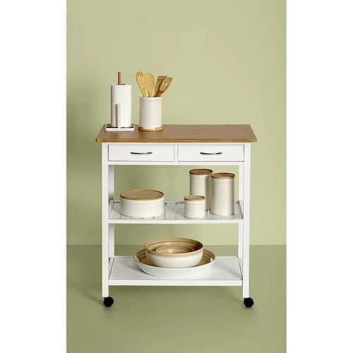 Desserte De Cuisine 87 cm Blanc