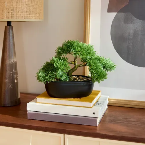 Bonsai H. 23 cm Vert vue d'ambiance 1