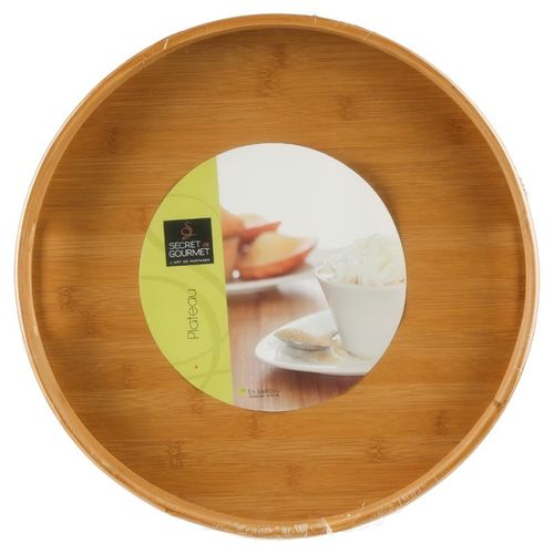 Plateaux rond Ø. 40 cm  Naturel vue accessoires