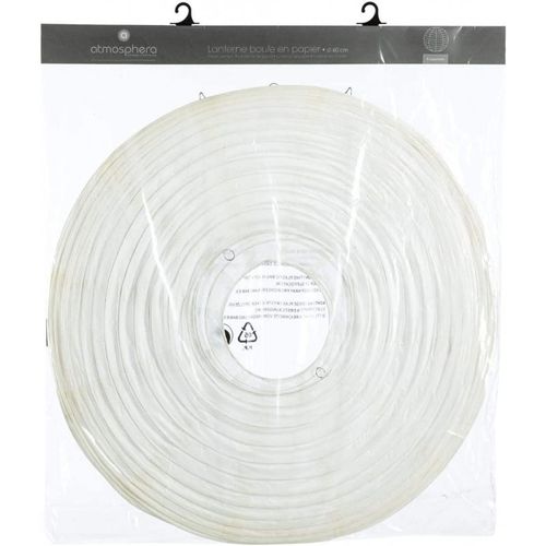Suspension lanterne D. 60 cm PAPER Blanc