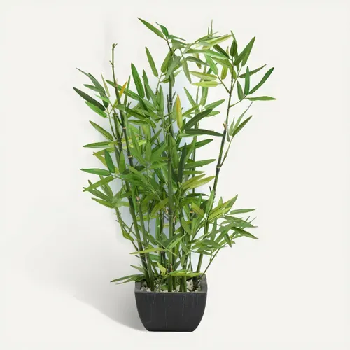 Plante artificielle H70 cm BAMBOU Vert vue de face