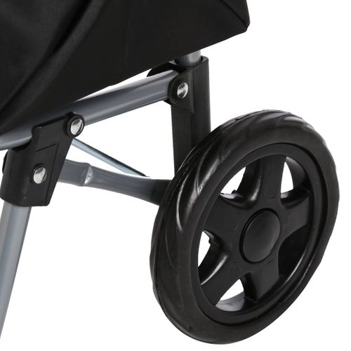 Chariot De Courses 2 Roues Noir