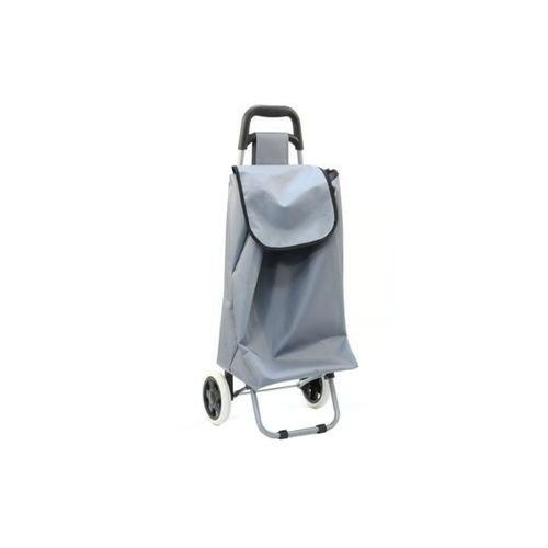 Chariot De Courses 2 Roues Gris