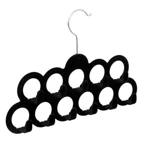 Cintre En Feutrine "ceintures" 30cm Noir