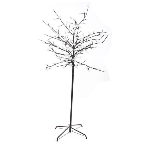 Déco De Noël Arbre Lumineux Prunus 200 LED Blanc Froid H 150 Cm