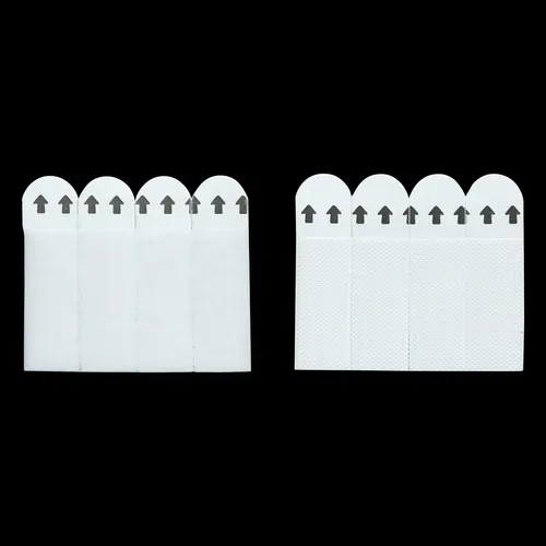 Bande fixation murale X8 2kg - Blanc vue de face