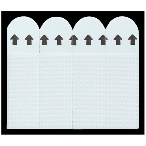 Bande fixation murale X8 2kg - Blanc vue 3/4