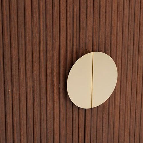 Buffet 2 Portes Effet Noyer Wany - Marron