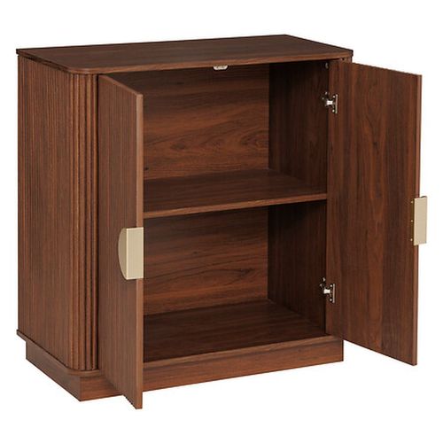 Buffet 2 Portes Effet Noyer Wany - Marron