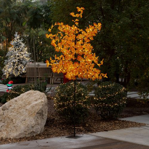 Arbre De Noël Lumineux 200 Cm Extérieur 300 LED Blanc Chaud