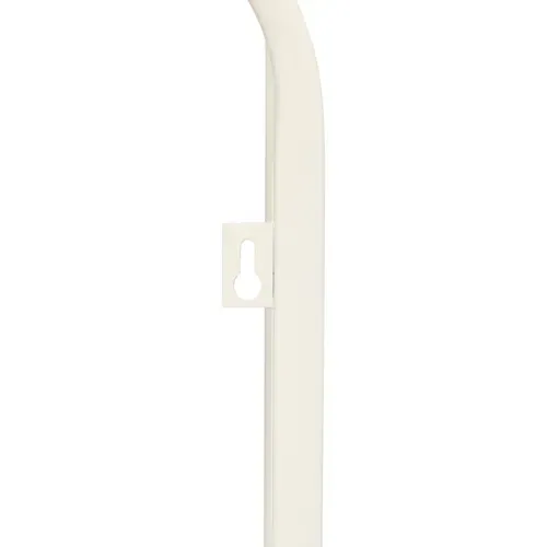 Console H. 101 cm CURVY Blanc / Naturel