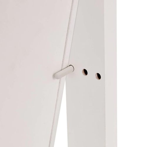 Armoire à Bijoux Avec Miroir "emily" 158cm Blanc