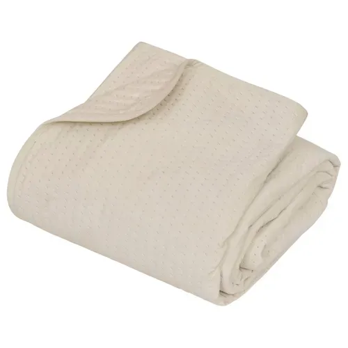 Dessus de lit 240x260+2 taies LILOU Ivoire