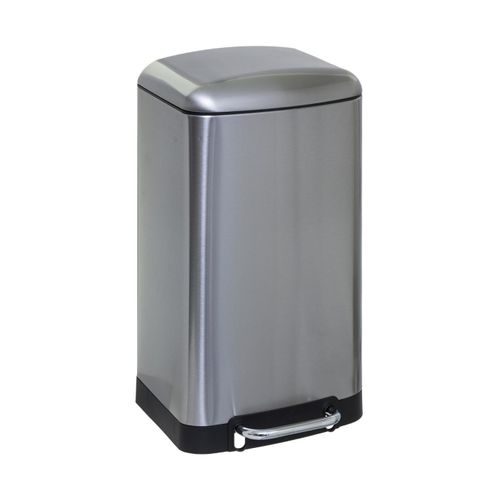 Poubelle En Métal 30 Litres Inox Ouverture à Pédale