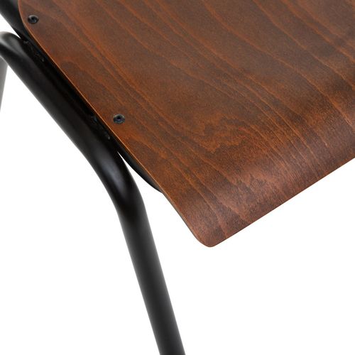 Chaise Écolier Design Bois Kiel - Marron