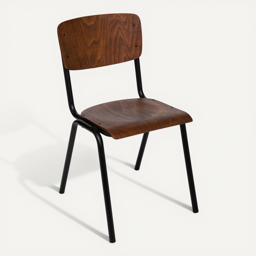Chaise Écolier Design Bois Kiel - Marron