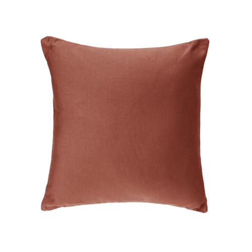 Coussin Déhoussable En Coton Terracotta 38 X 38 Cm