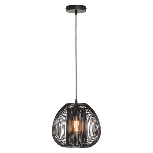 Suspension filaire D. 27,5 cm NODA Noire