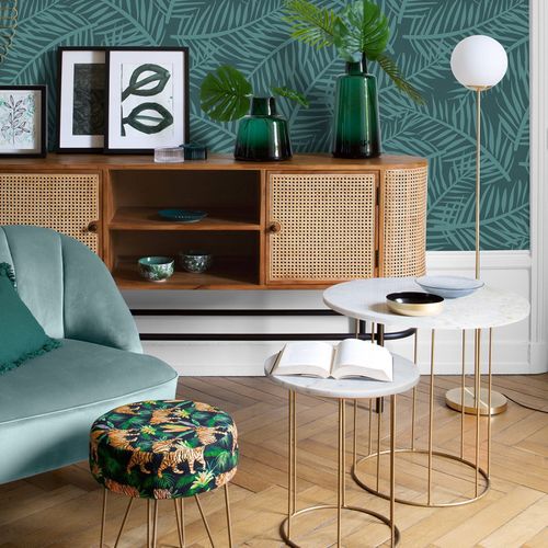 Lampadaire droit H. 135 cm DRIS Doré vue accessoires