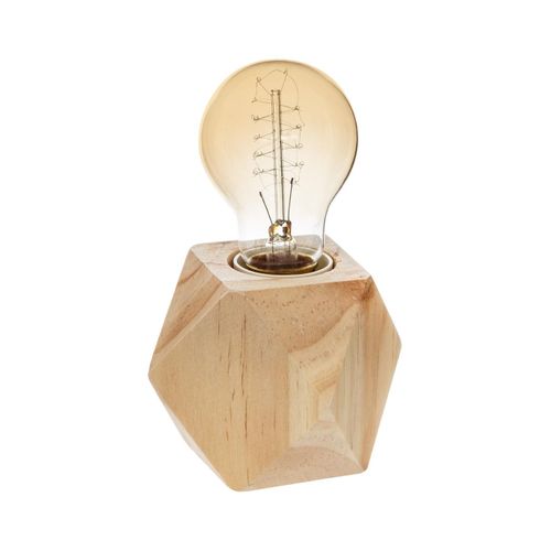 Lampe Origami Socle En Bois De Pin