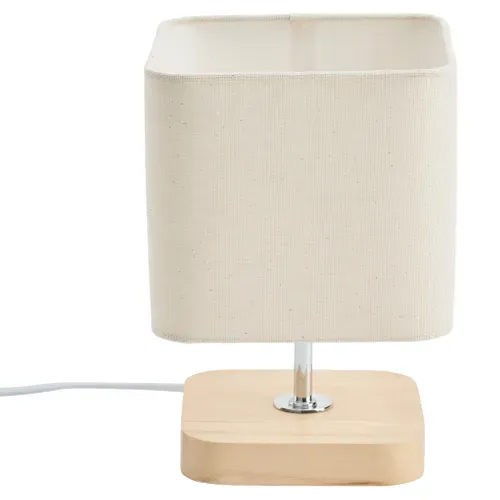 Lampe de chevet H. 21 cm TOXEY Ivoire