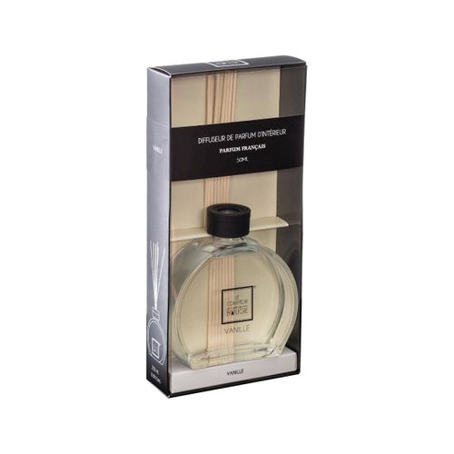 Diffuseur De Parfum Vanille 50 Ml Avec 6 Bâtonnets