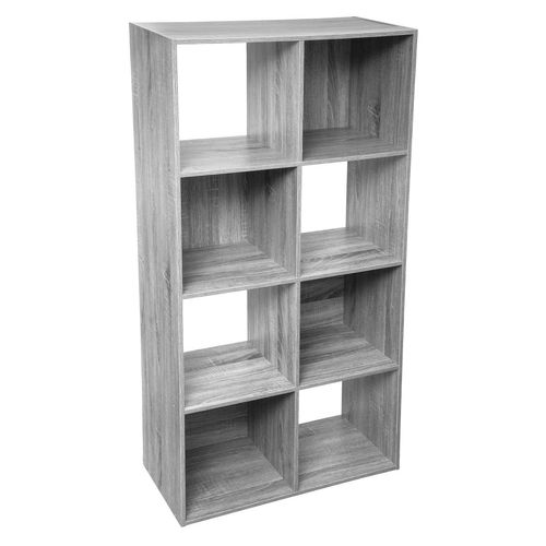 Etagère Cube Design Mix'n Modul - L. 67 X H. 134 Cm - Gris