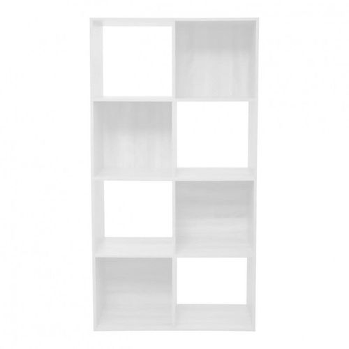 Etagère 8 Cases Mix Blanc - Blanc