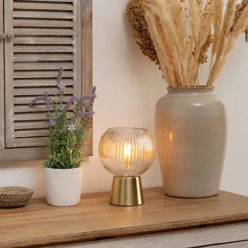 Lampe à poser H19,5 cm LAYE Doré