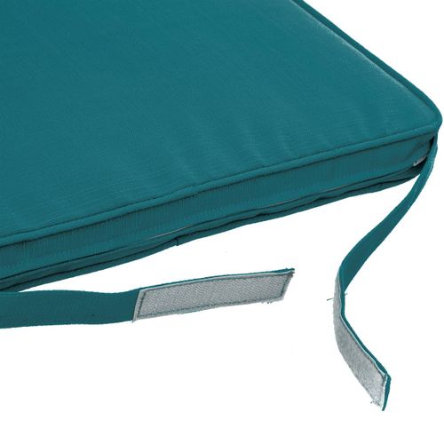 Galette De Chaise D'extérieur à Scratch Korai - 40 X 40 Cm - Bleu Canard