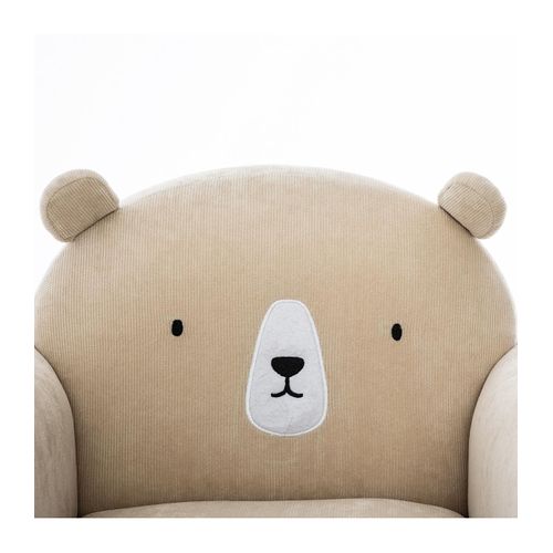 Fauteuil Pour Enfant Beige Oreilles D' Ours