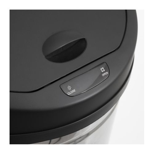 Poubelle Ronde En Inox 42 Litres Sensor Ouverture Et Fermeture Automatique