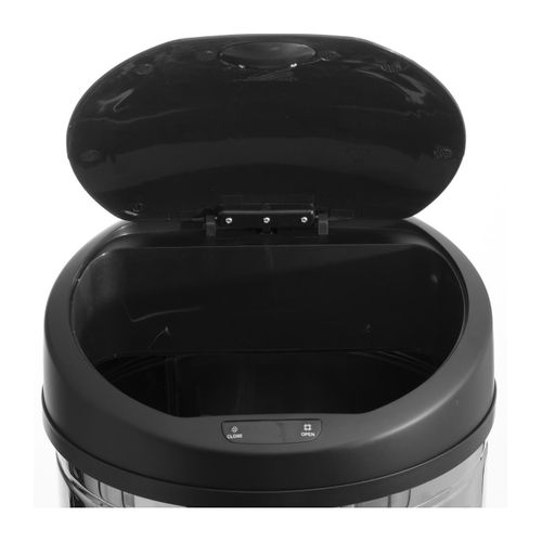 Poubelle Ronde En Inox 42 Litres Sensor Ouverture Et Fermeture Automatique