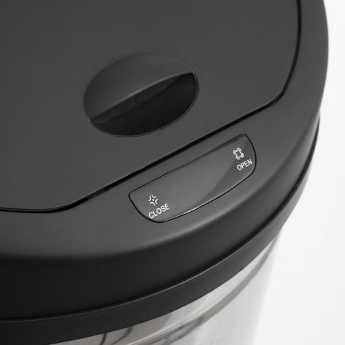 Poubelle Ronde En Inox 42 Litres Sensor Ouverture Et Fermeture Automatique