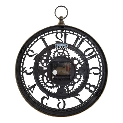 Horloge D27 cm LILIANA Marron vue accessoires