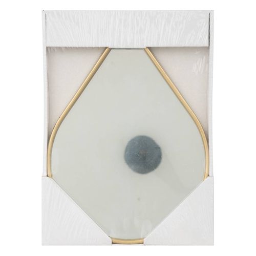 Miroir Mural En Métal En Forme De Goutte 21 X 29 Cm