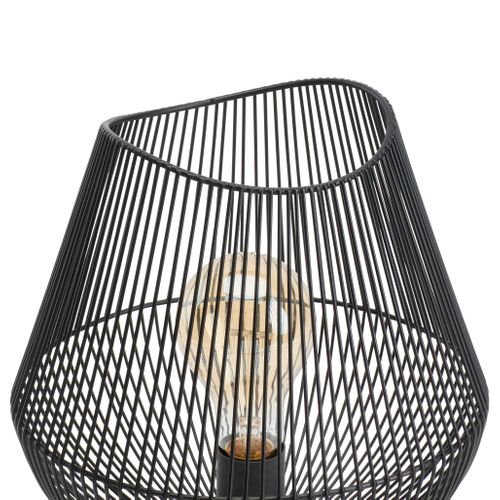 Lampe à poser H. 28 cm JENA Noire