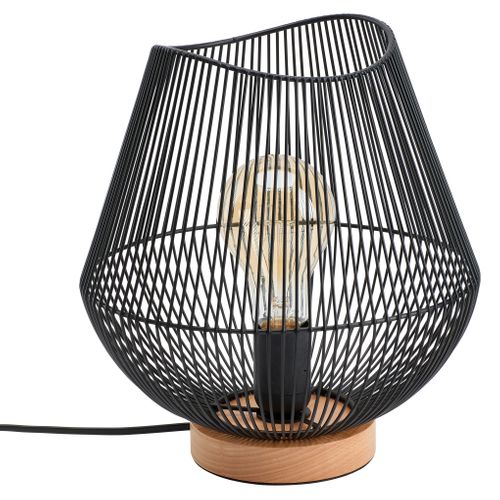 Lampe à poser H. 28 cm JENA Noire