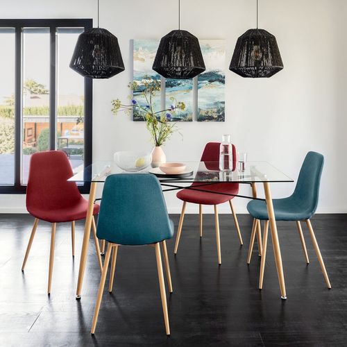 Luminaire Suspension Corde D 29 Cm Noir