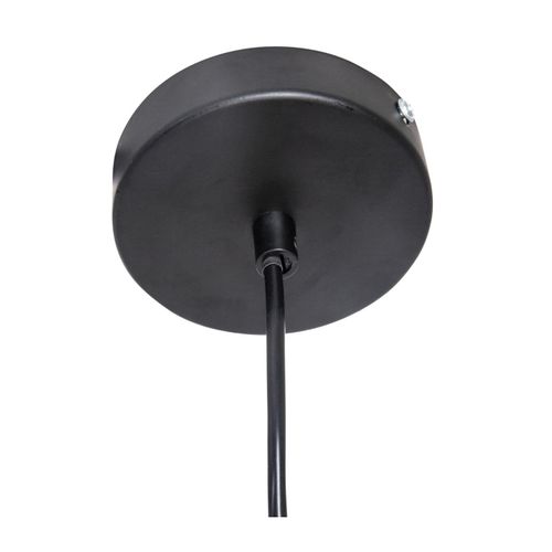 Luminaire Suspension Corde D 29 Cm Noir