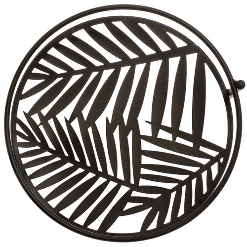 Set De 3 Portes Plantes Noir L49cm