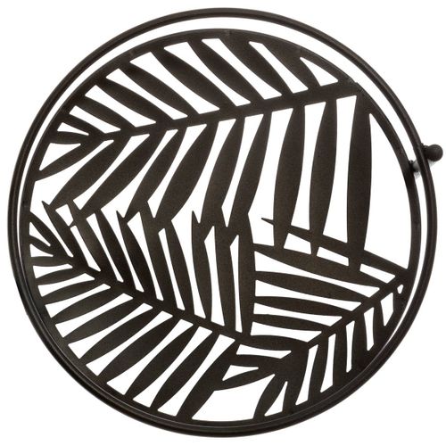 Set De 3 Portes Plantes Noir L49cm