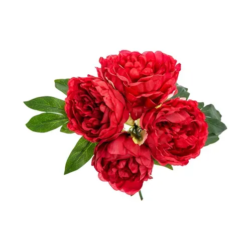 Bouquet H.30 cm PIVOINE Prune vue d'ambiance 1