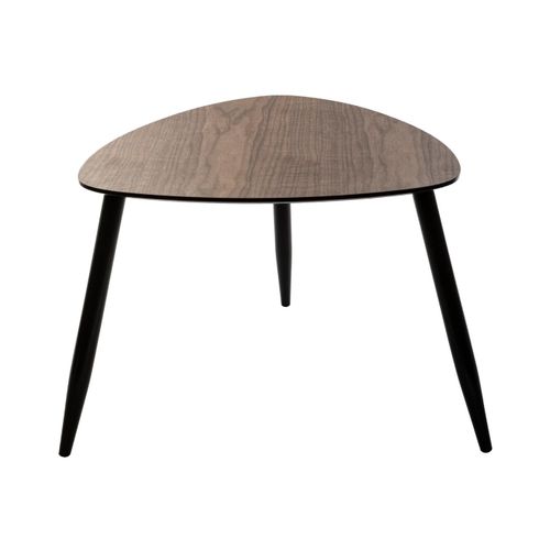 Lot De 2 Tables à Café Gigognes En Bois Foncé