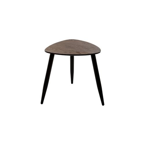 Lot De 2 Tables à Café Gigognes En Bois Foncé