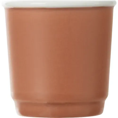 Tasse espresso 9 cl NATURE Terracotta vue de face